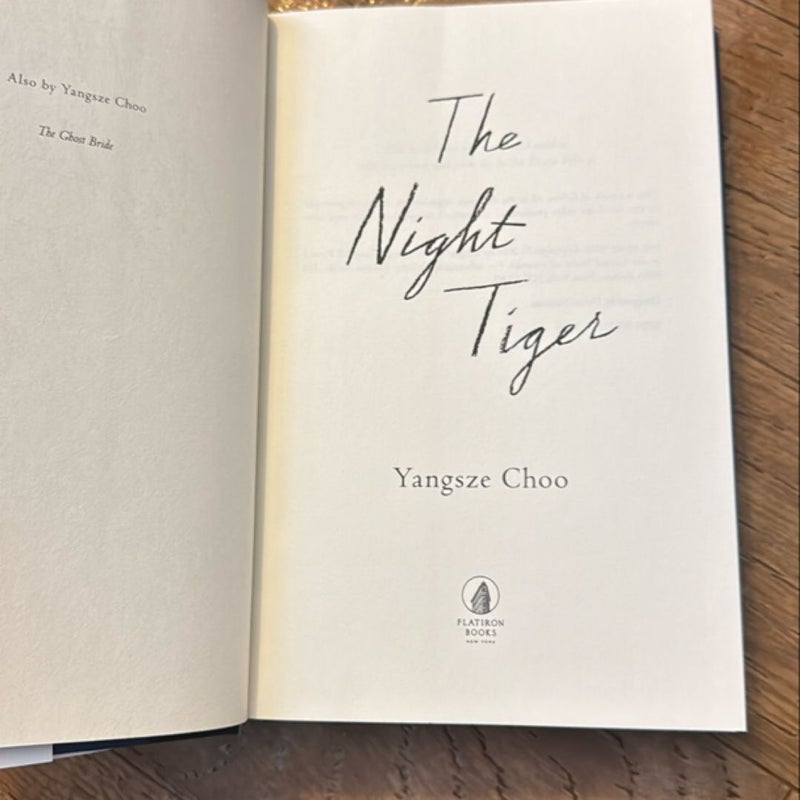 The Night Tiger (BOTM)