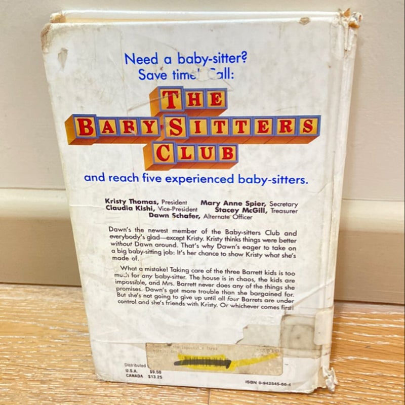 The Baby-Sitters Club Dawn And The Impossible Three Hardcover