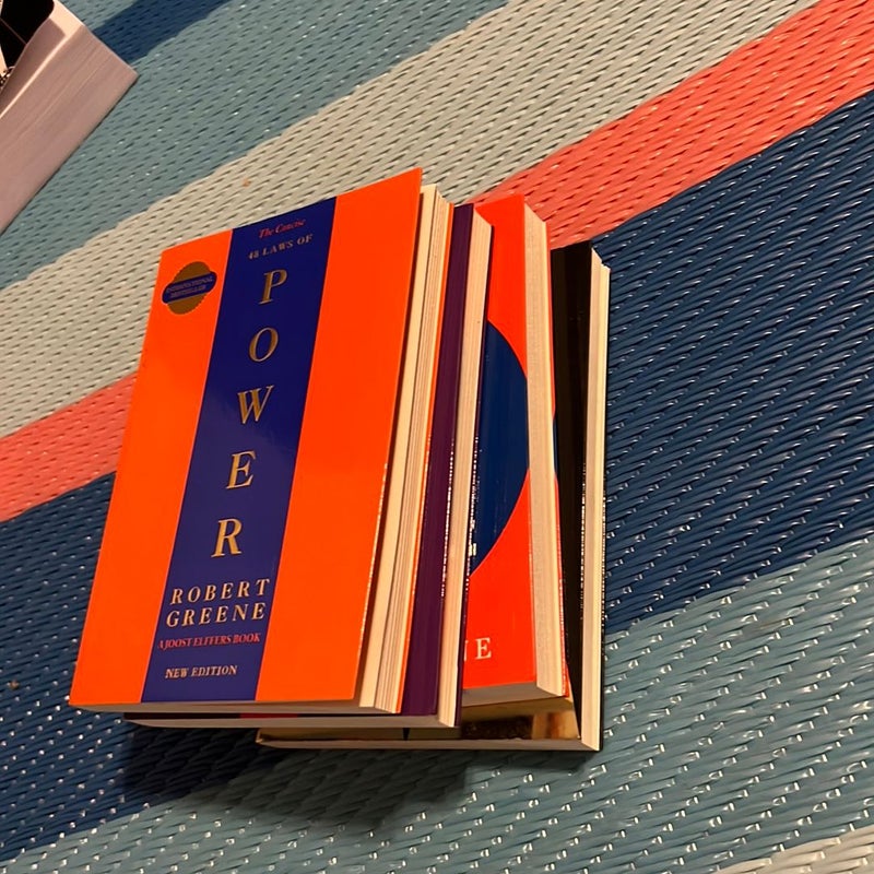Robert Greene Collection 4 Books Set (The Art of Seduction, Mastery, The Concise 48 Laws of Power, The Laws of Human Nature)