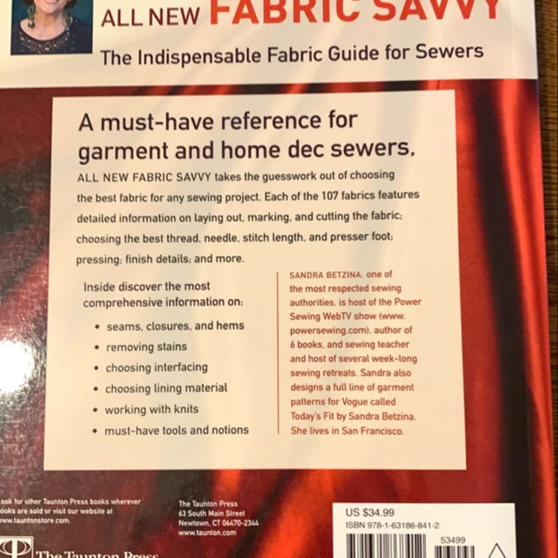 All New Fabric Savvy