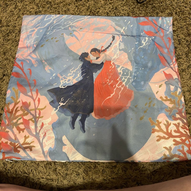 The Girl Who Fell Beneath the Sea Fairyloot Cushion cover