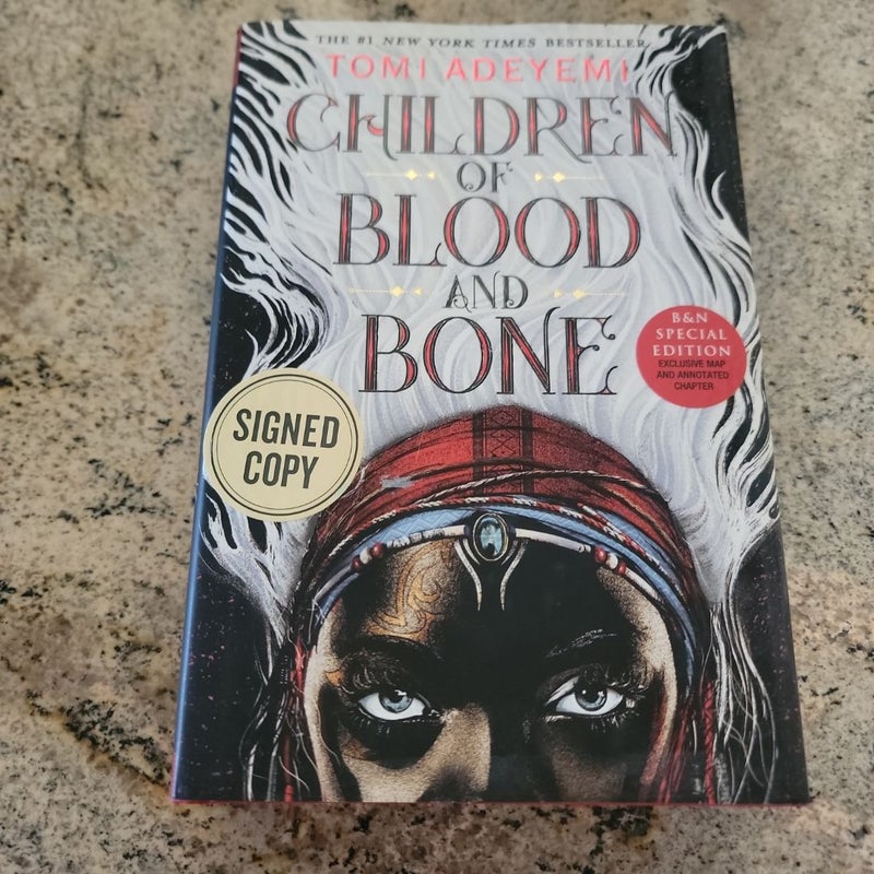 Childern of Blood and Bone signed 