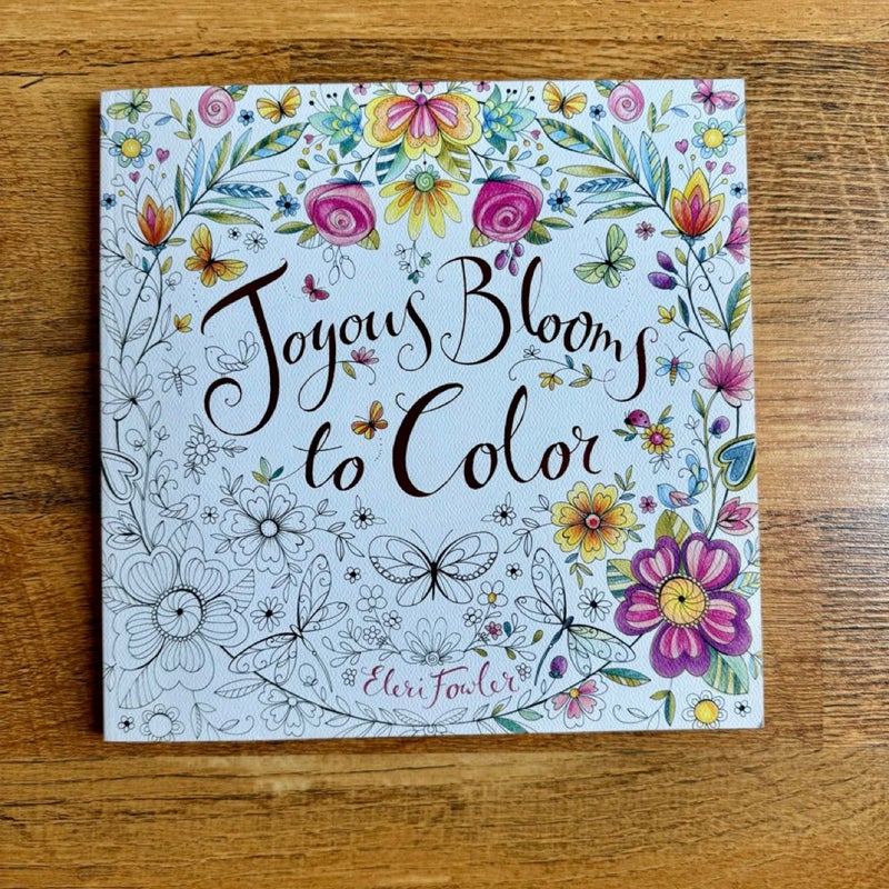 Joyous Blooms to Color