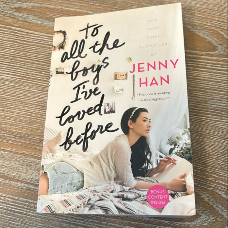 To All the Boys I've Loved Before