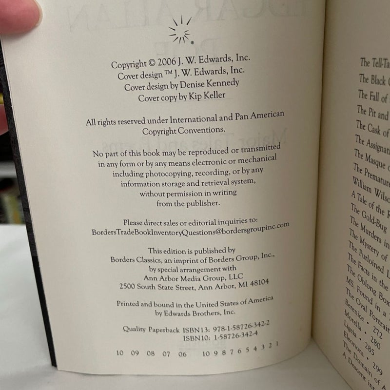 Edgar Allan Poe Major Tales and Poems