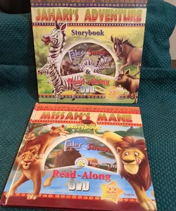 Jungle Tales Storybook & DVD set (2 books with DVDs)