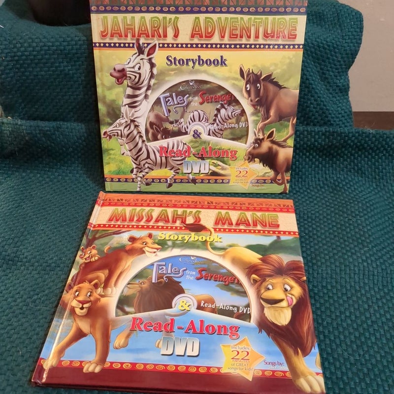 Jungle Tales Storybook & DVD set (2 books with DVDs)