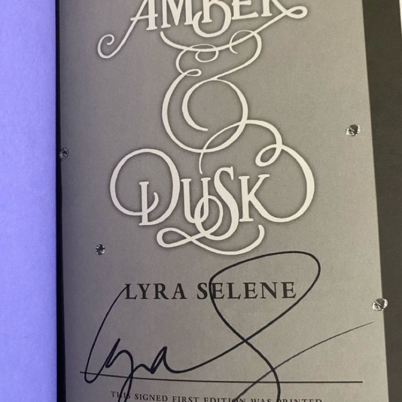 Amber & Dusk (Owlcrate Ed. Signed by author)