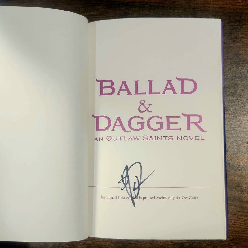 Ballad & Dagger (Owlcrate Edition)