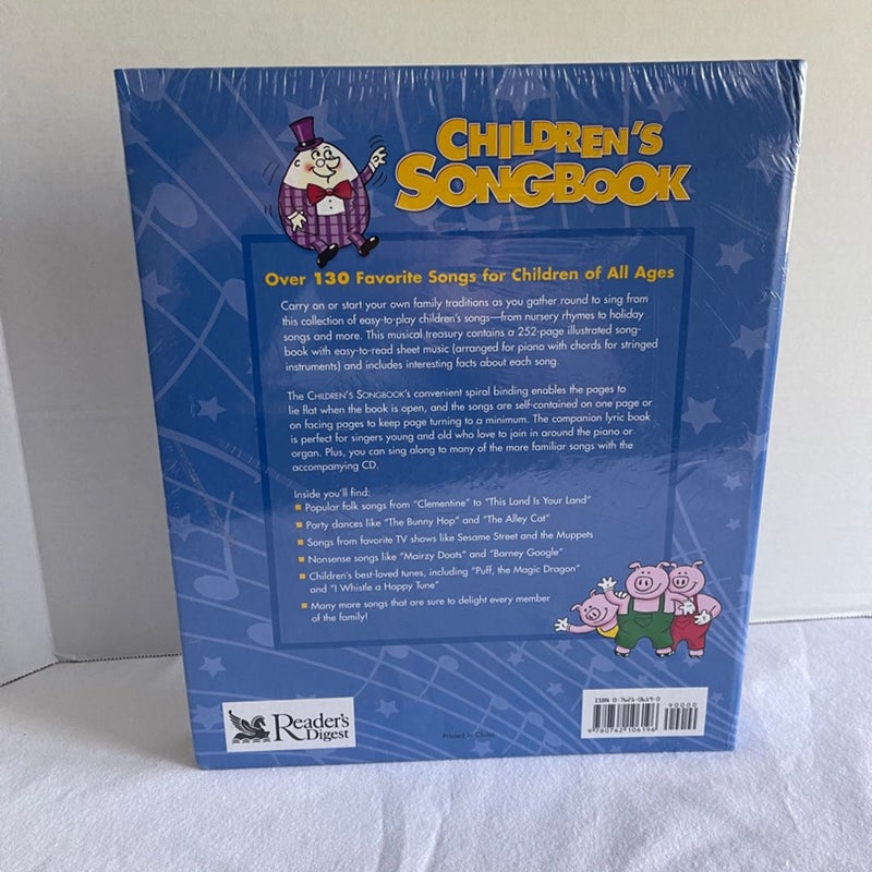 Children's Songbook Over 130 All-Time Favorites to Play, Listen, and Sing