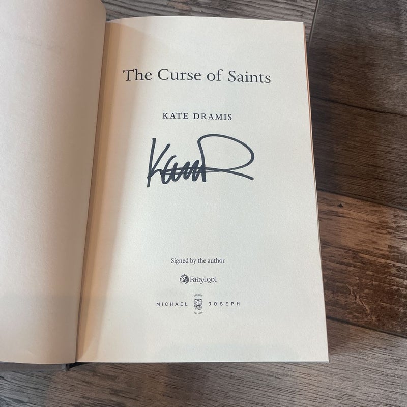 SIGNED Fairyloot The Curse of Saint