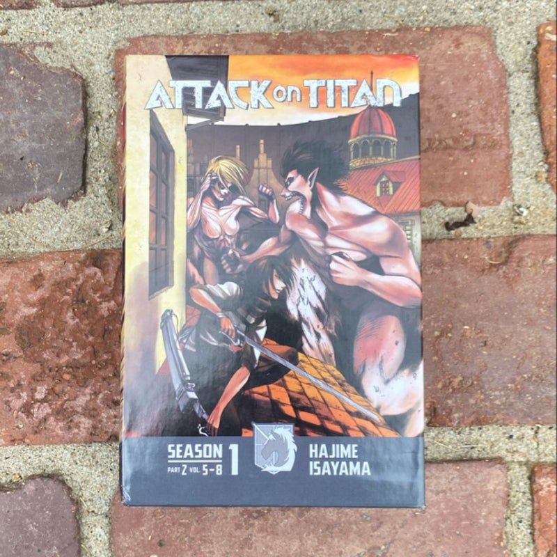 Attack on Titan Season 1 Part 2 Manga Box Set