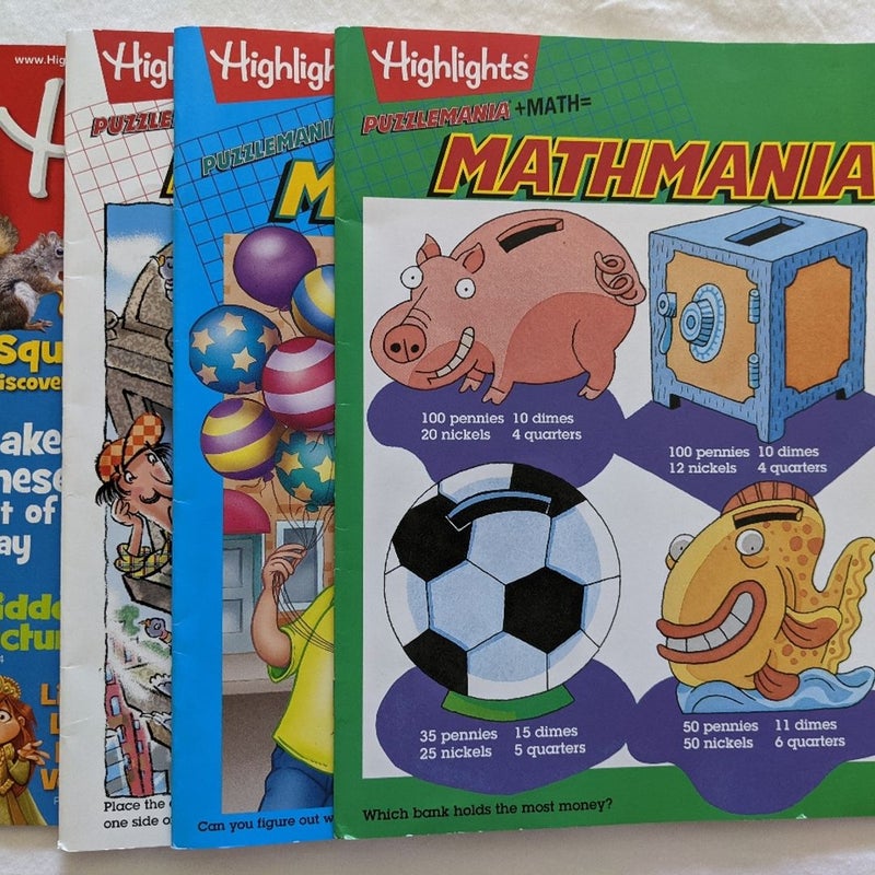 Highlights Math Workbooks