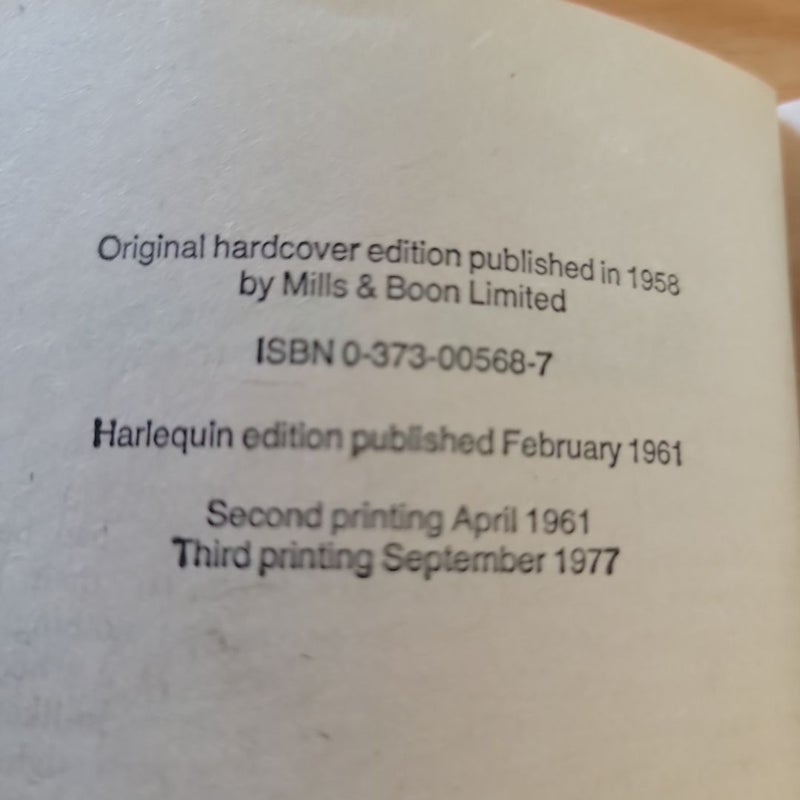 Nurse at Sea (1958 Harlequin)