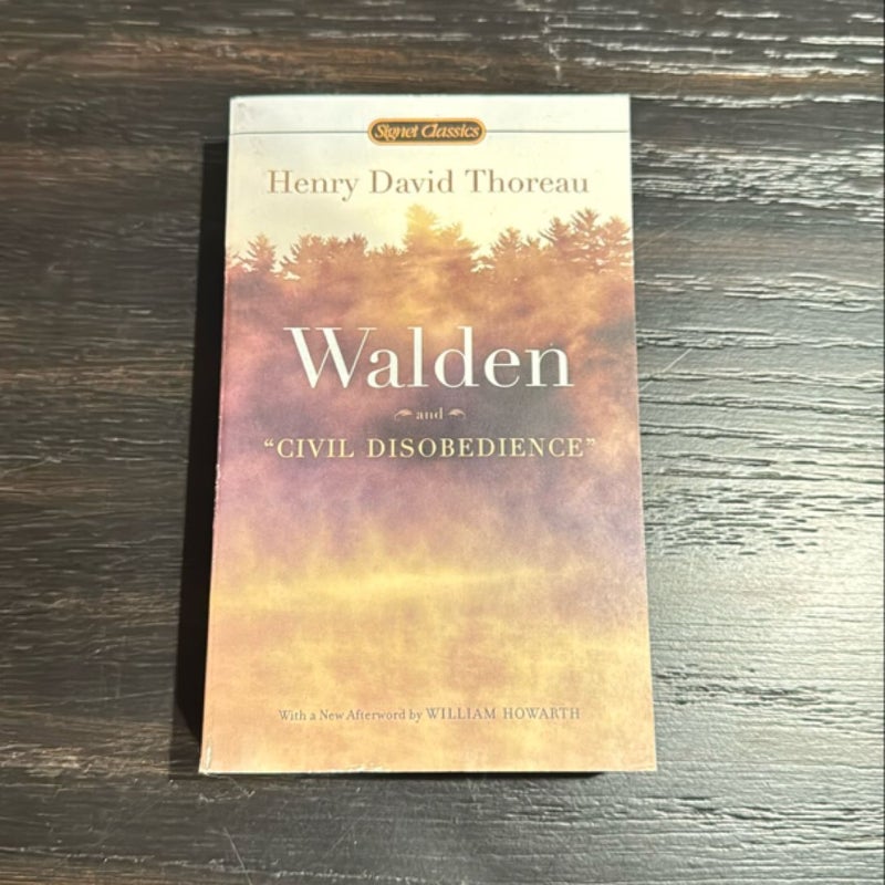 Walden and Civil Disobedience