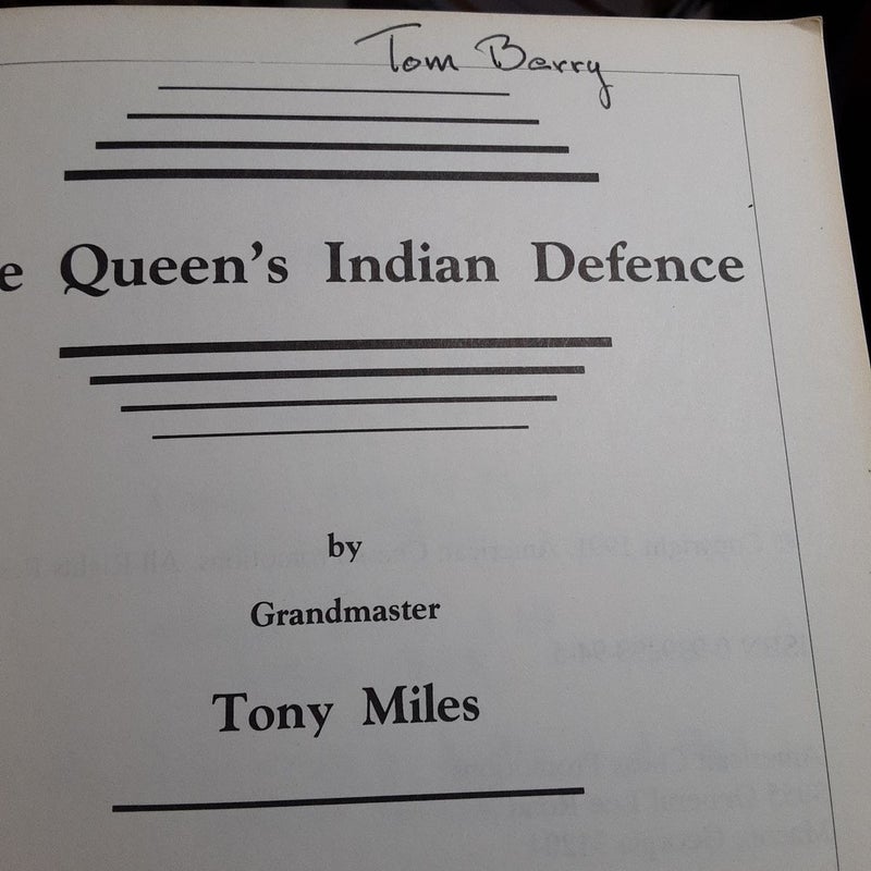 The Queen's Indian Defence 