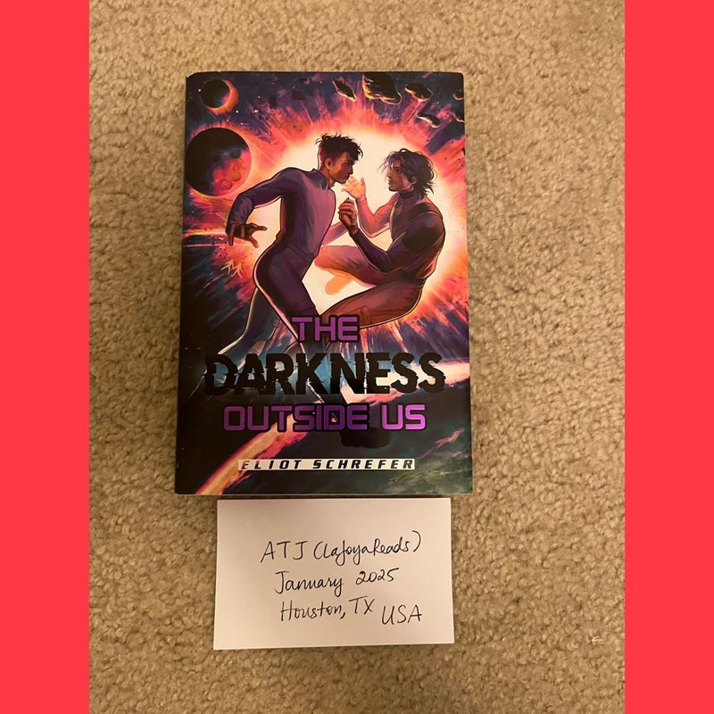 FREE SHIPPING The Darkness Outside Us (Dazzling Bookish Shop) + The Brightness Between Us ARC