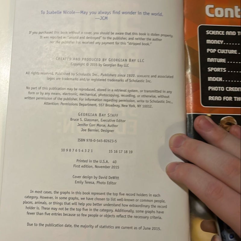 Scholastic Book of World Records 2016