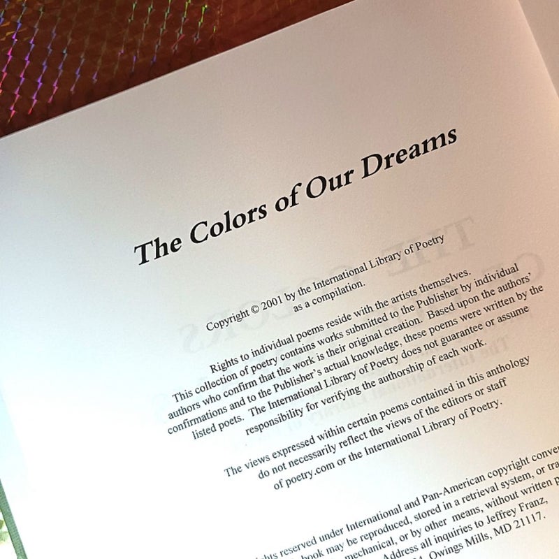 The Colors Of Our Dreams (Poetry)