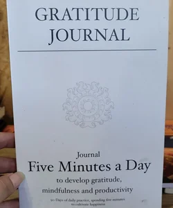Gratitude Journal: Journal 5 Minutes a Day to Develop Gratitude, Mindfulness and Productivity