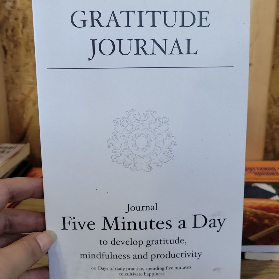 Gratitude Journal 5 minutes a day to develop gratitude mindfulness  productivity 9781080631339