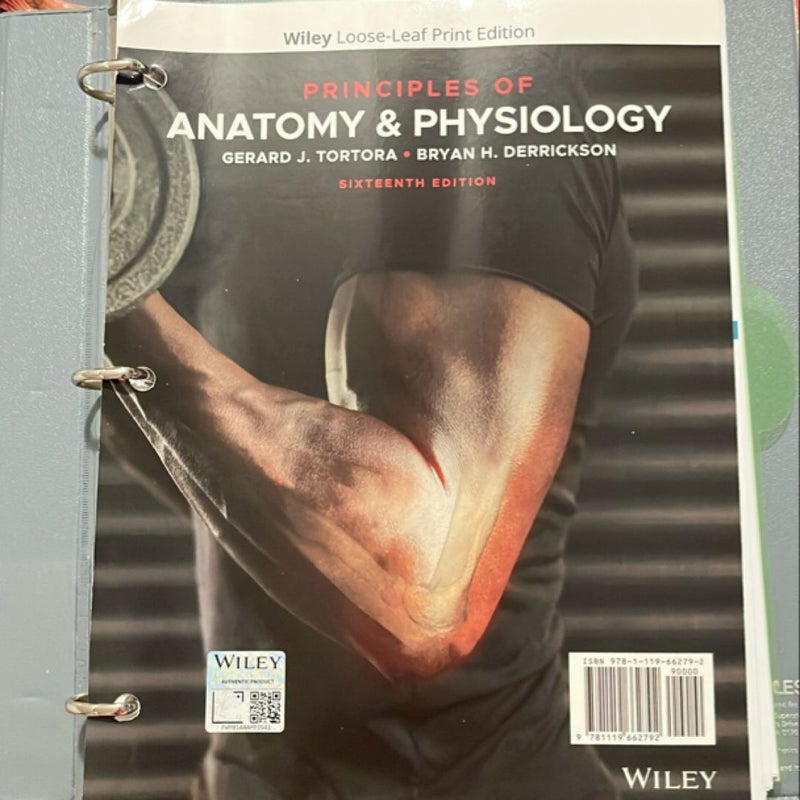 Principles of Anatomy and Physiology