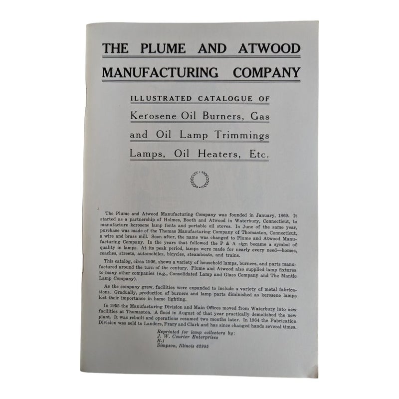 The Plume & Atwood Manufacturing Company 
