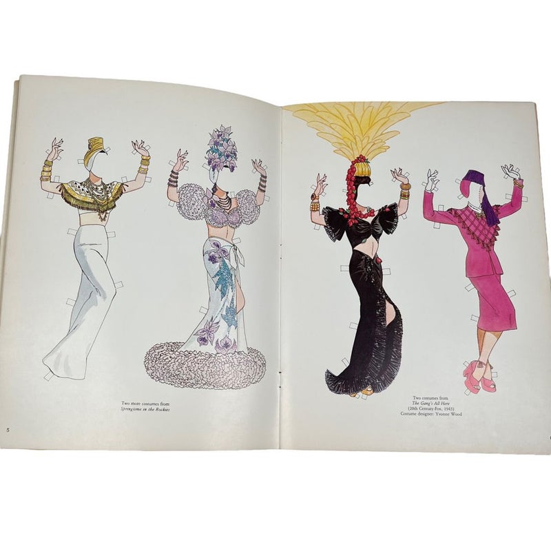 Carmen Miranda Paper Dolls in Full Color