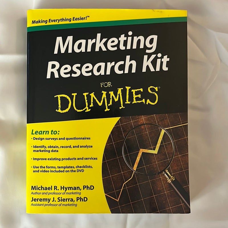 Marketing Research Kit for Dummies