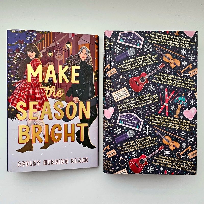 Make the Season Bright SIGNED by Ashley Herring Blake ILLUMICRATE Afterlight NEW