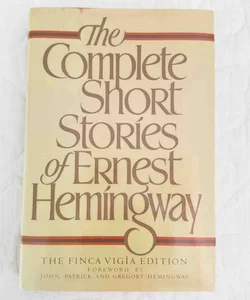 The Complete Short Stories of Ernest Hemingway 1987