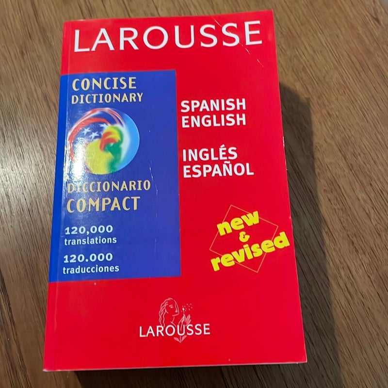 Larousse Concise Dictionary - Spanish-English