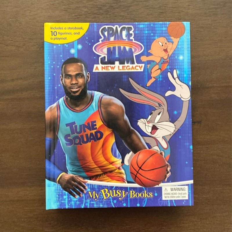 Space Jam: A New Legacy My Busy Book (storybook, 9 figurines and a playmat)