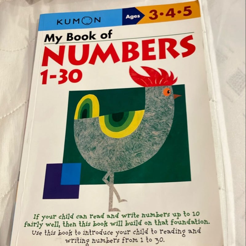 My Book of Numbers 1-30