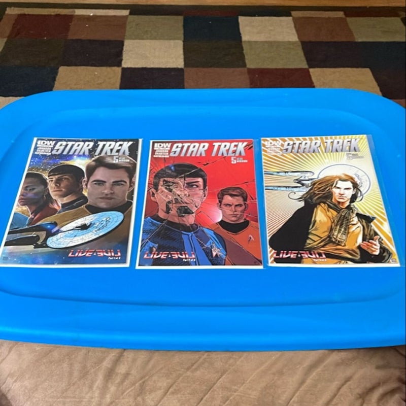 Star Trek 5 Year Mission Live (2015 IDW) complete set 3 parts