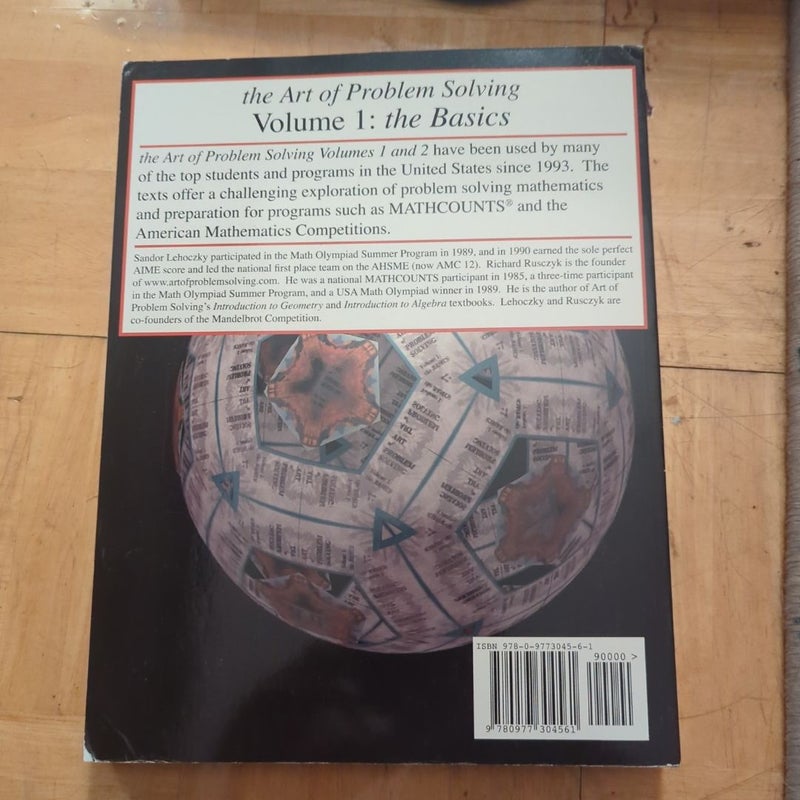 The Art of Problem Solving, Volume 1 w/ Solutions Manual