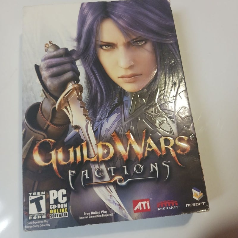 Guild Wars Factions PC CD-ROM Online Software 