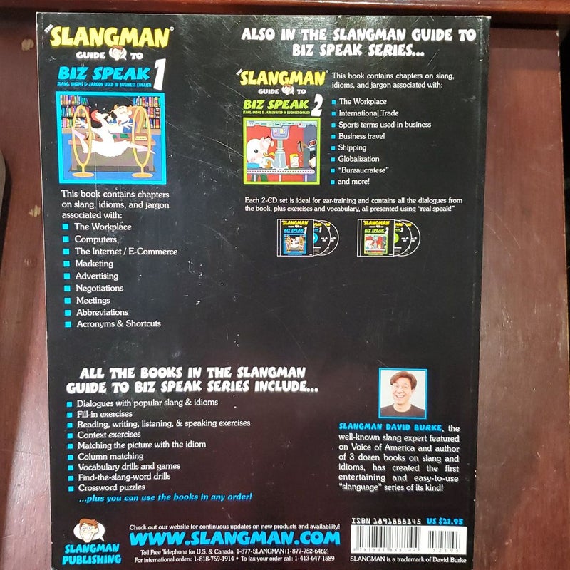 The slangman guide to Biz speak 1 ＆ 2 Slangman Guide to Biz Speak 1 & 2 Slang Idioms & Jargon Used