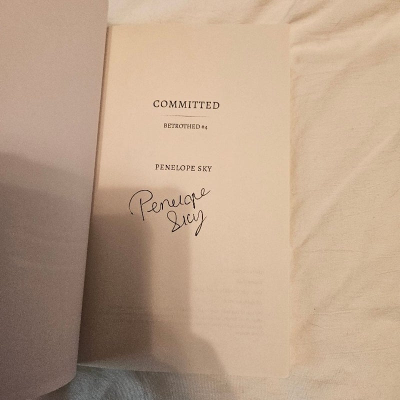 Betrothed Series Books 2-4 signed by Penelope Sky 