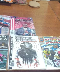 Back blow out slnglelssues lots of 25 All different comic captain America comic 