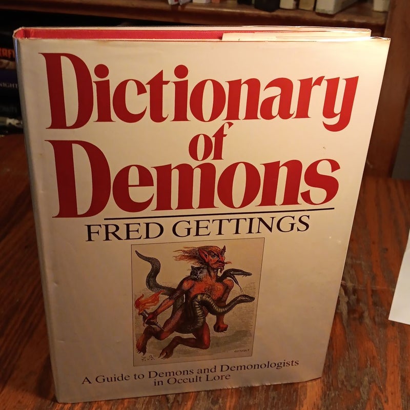 Dictionary of Demons by Fred Gettings, Hardcover | Pangobooks