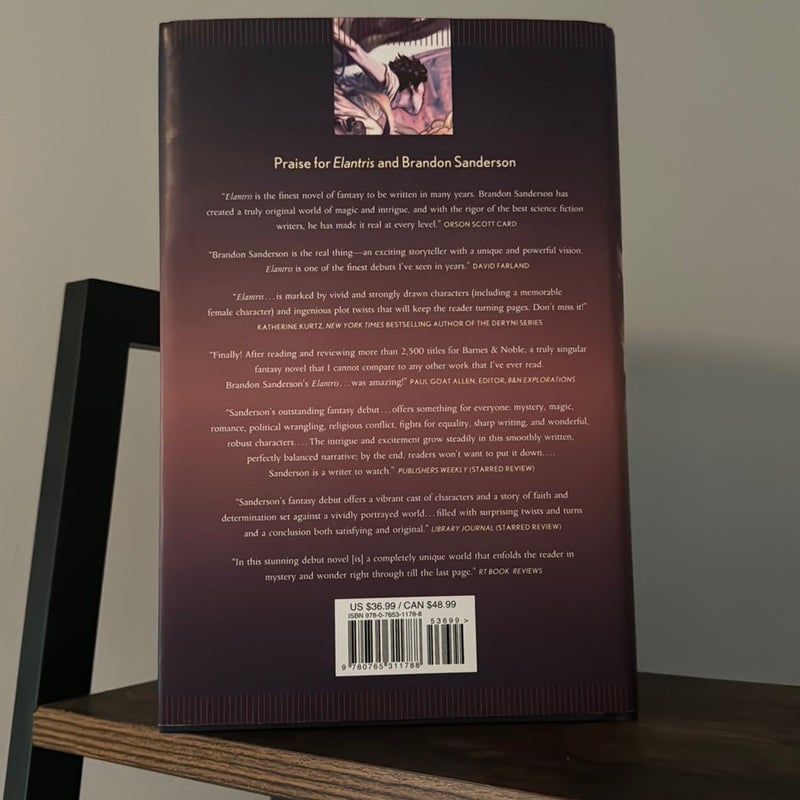 Mistborn (first edition hardback cover)