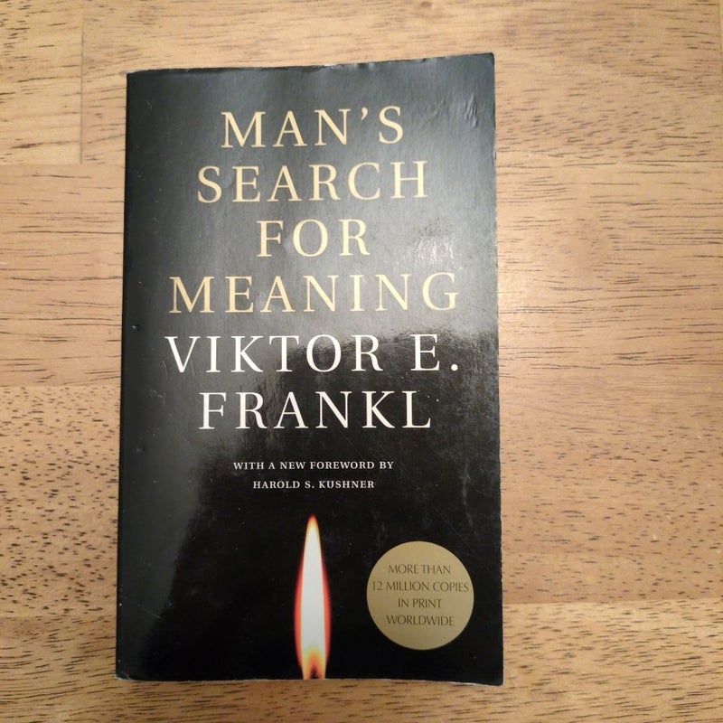 Man's Search for Meaning (OLD EDITION/OUT of PRINT)