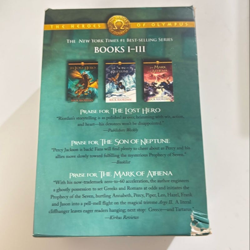 The Heroes of Olympus Paperback 3-Book Boxed Set