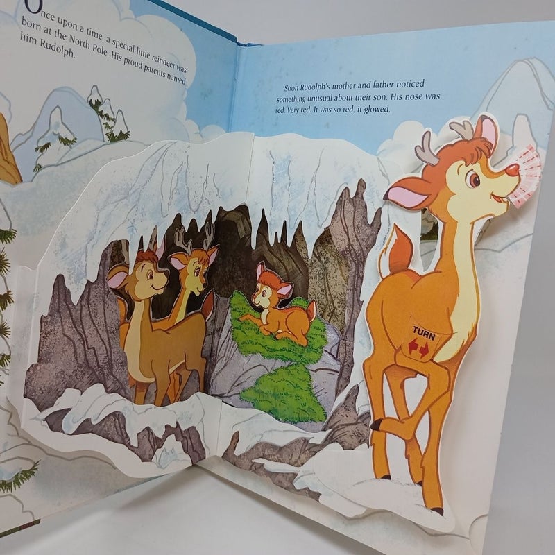 Rudolph the Red Nosed Reindeer Golden Pop-Up book