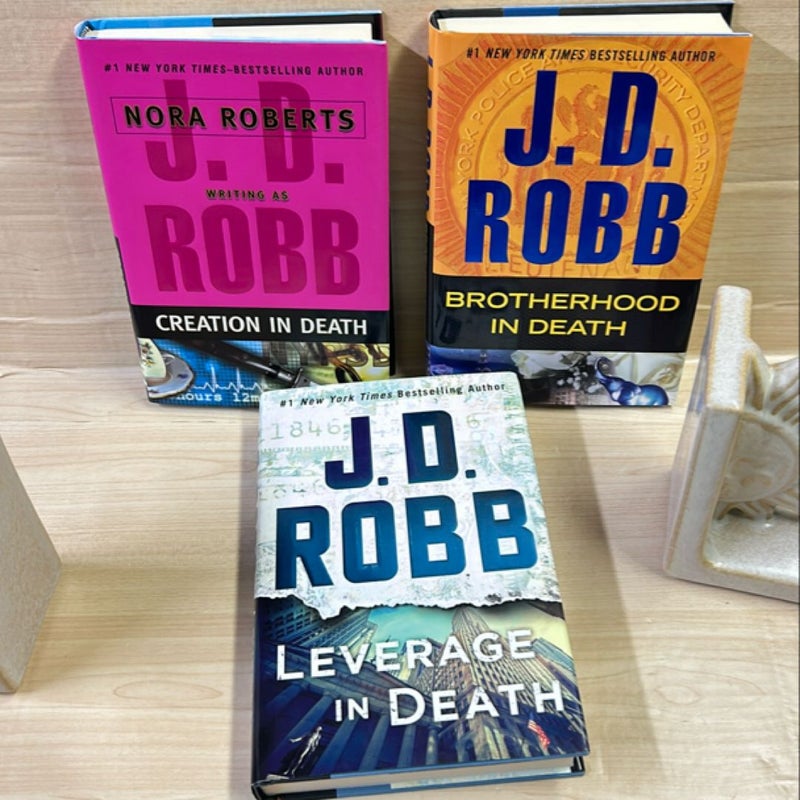 J. D. Robb in Death Series 3 Hardcover Bundle