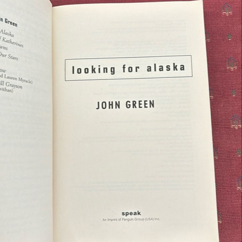 Looking for Alaska