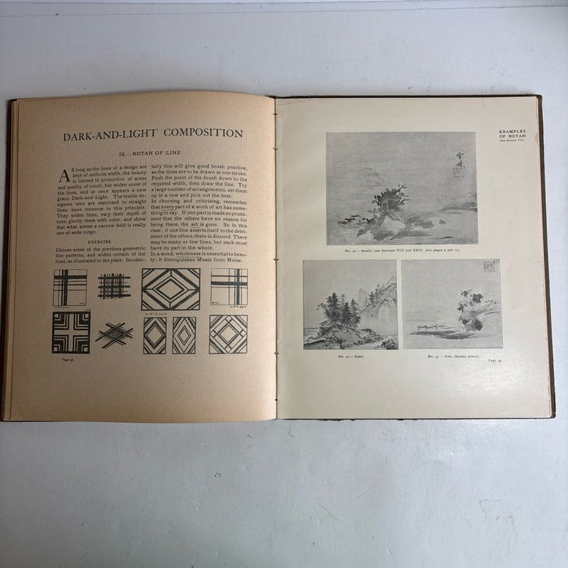 COMPOSITION by  Arthur W Dow, 1902 4th Edition,  Pratt Institute Art instructor