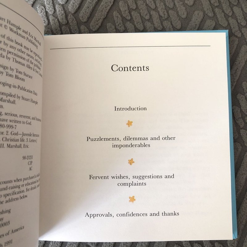 Children's Letters to God by Stuart E. Hample, Eric Marshall