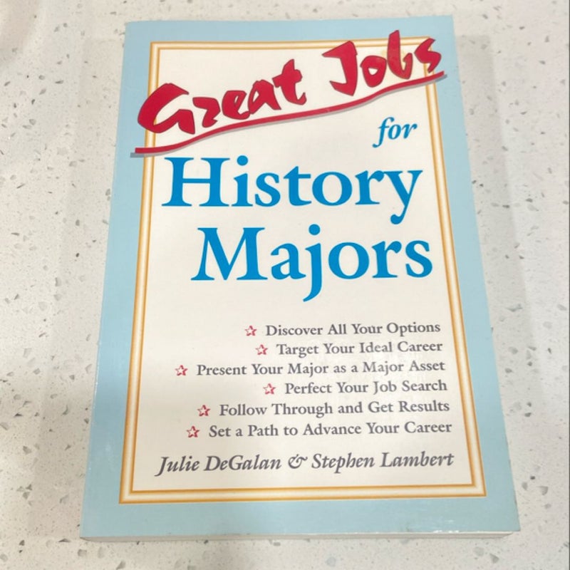 Great Jobs for History Majors